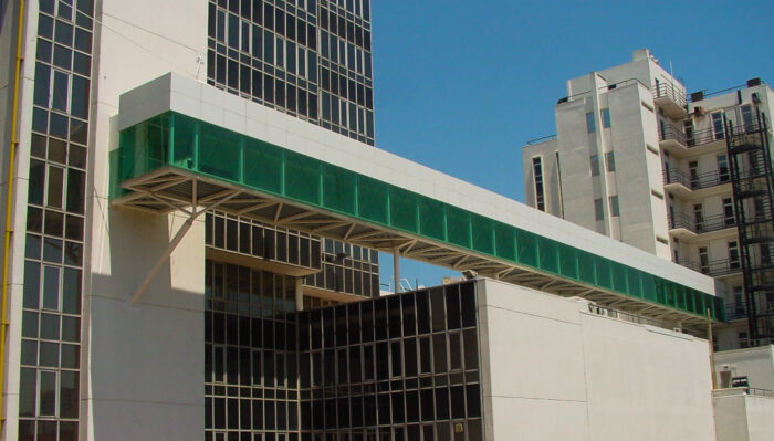 Walkway at the Bonança’s Insurance Company